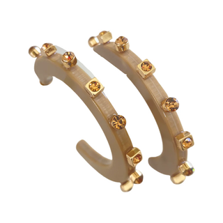 Small City Girl Jewel Hoop