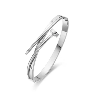 Kelsie Nail Bracelet - Silver