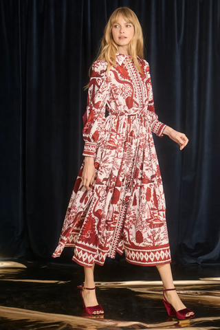 Rosie Dress - Central Park Toile