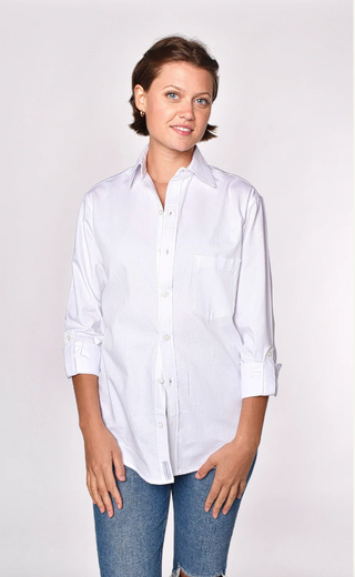 Girlfriend Oxford Shirt - White
