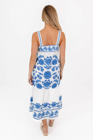 Landon Midi Dress - White