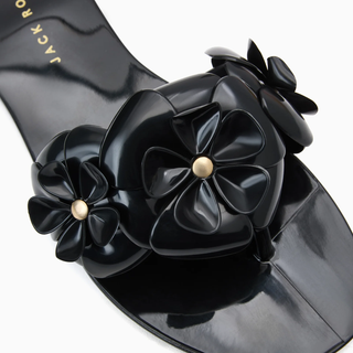 Amelia Jelly Flip Flop - Black