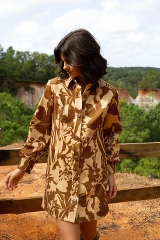 Harriet Dress - Sienna Shadow