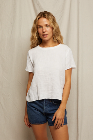 CHARLOTTE TEE - WHITE