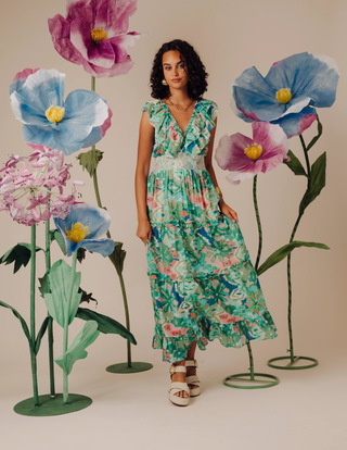 Azalea Dress- Symphonic Ikat Bermuda