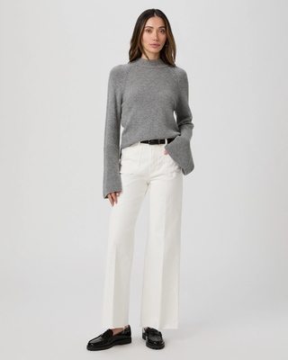 Anessa 31" W/ Utility Pockets + Raw Hem - Tonal Ecru