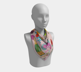 Scarf - "Flowers and Tigers and Bubbly! Oh My!"