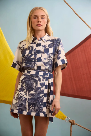 Bay Skirt - Bermuda Toile