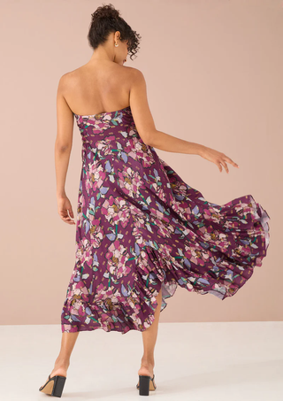 Dalia Skirt Dress - Cranberry