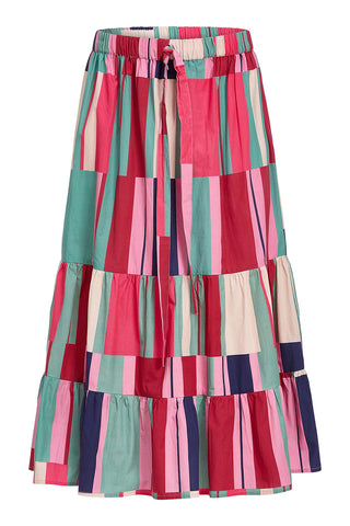 Market Skirt, Woodland Stripes
