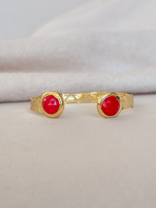 Misty Cuff - Red Coral