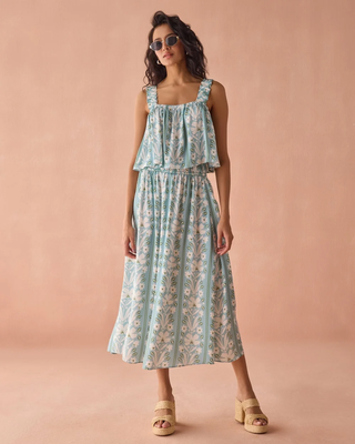 Kira Skirt - Aubrie Seafoam