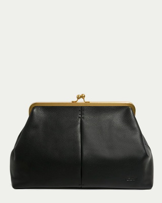 Grace Oversized Clutch - Black