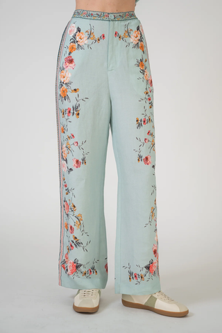 VAMI HIGH WAISTED PANT - MULTI COLOR