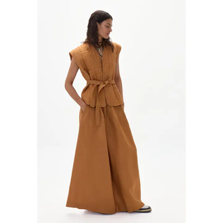 Sabi Linen Pant - Caramel