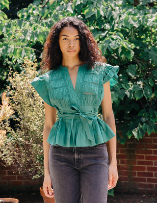 Madelyn Top - Foliage Green