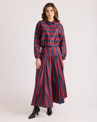 EDITH SKIRT - VINEYARD STRIPE