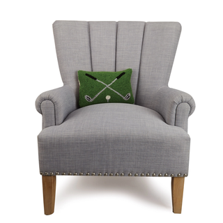 Cross Golf Clubs Hook Pillow