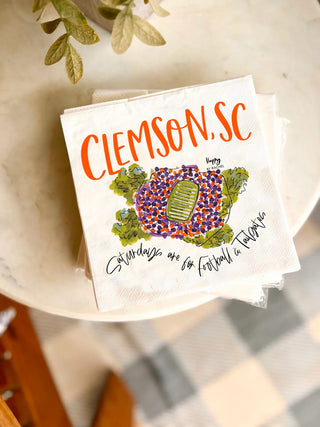 Clemson, SC Tailgate Napkins