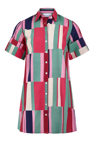 Dock Dress, Woodland Stripes