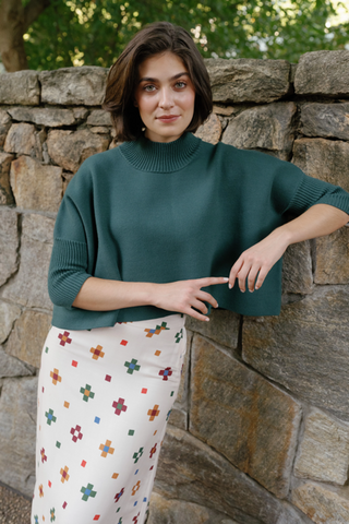 Sophia Sweater - Cypress
