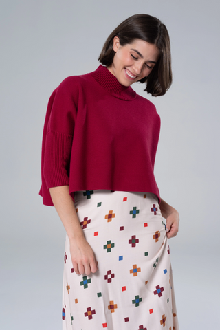 Sophia Sweater - Bordeaux
