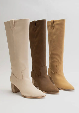 Ariana Mid Knee Length Cowboy Boot