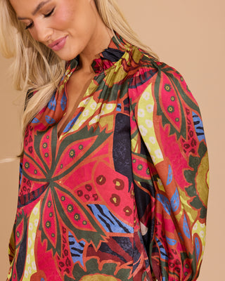 PHOEBE TOP - JUNGLE FLORAL