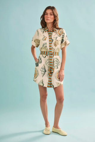 Nicole Dress - Somers Shell Cream