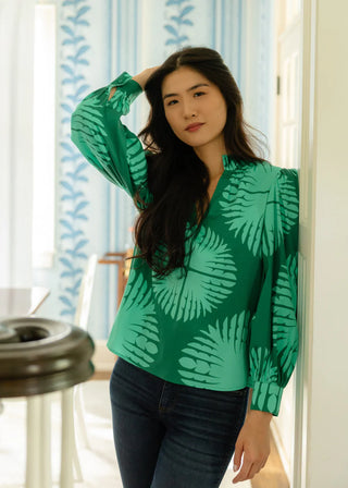 PHOEBE TOP PALM ROYALE