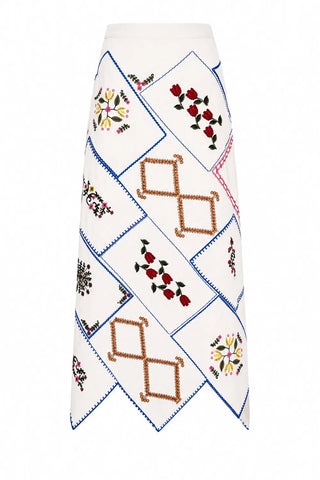 MARLO SKIRT - CROSS WEAVE