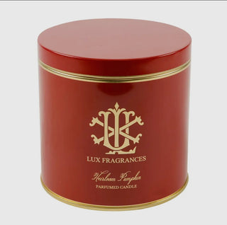 Heirloom Pumpkin 18 oz Round Candle Tin