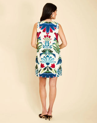 FIONA SHIFT MINI DRESS - ORNAMENTED ESPALIER