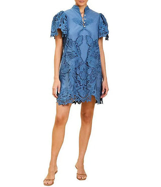 ELLIANNA MINI DRESS - LAPIS BLUE