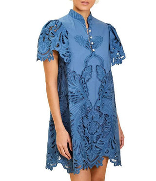ELLIANNA MINI DRESS - LAPIS BLUE