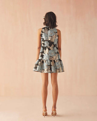 ELISIE MINI DRESS - VIVIENNE MUSSEL