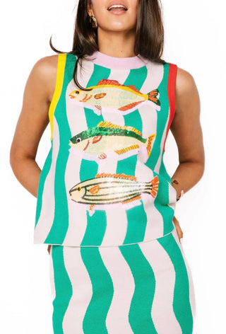 FISH KNIT TANK