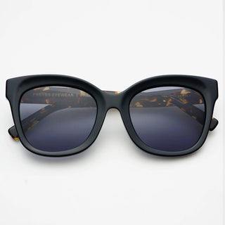 Naples Acetate Cat Eye Sunglasses - Black / Tortoise