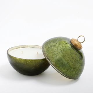 Glass Ornament Candle