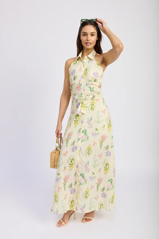 Bowen Maxi Dress - Yellow Multi