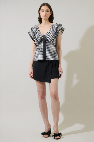 Rini Wrap Skort - Black