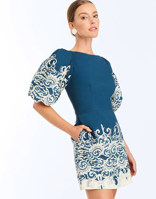 Pippa Mini Dress - Midnight Chantilly