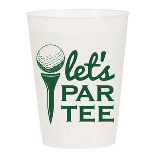 Let's ParTee Frosted Cups - Masters - Pack of 6