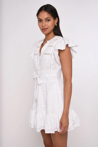 Madelyn Mini Dress - Bright White