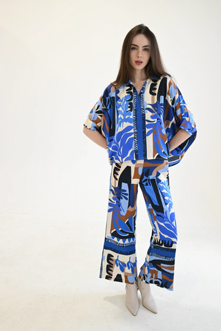 Palazzo Pants - Scarf Print