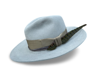 Mel - Western Weight Fedora - Steel Gray