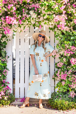 Palma Dress - Sun Coco Blue