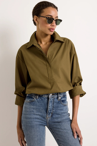 Dallas Top - Juniper Green