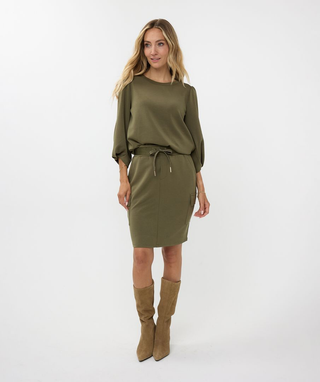 Skirt Cargo Modal - Moss Green