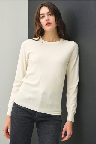 The Classic Sweater - Ivory
